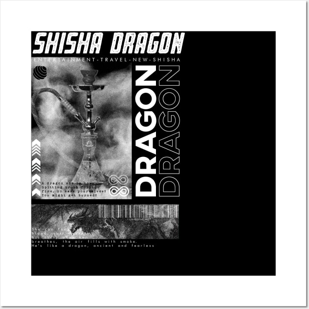 Shisha Dragon Brand Logo Wall Art by ShishaDragon